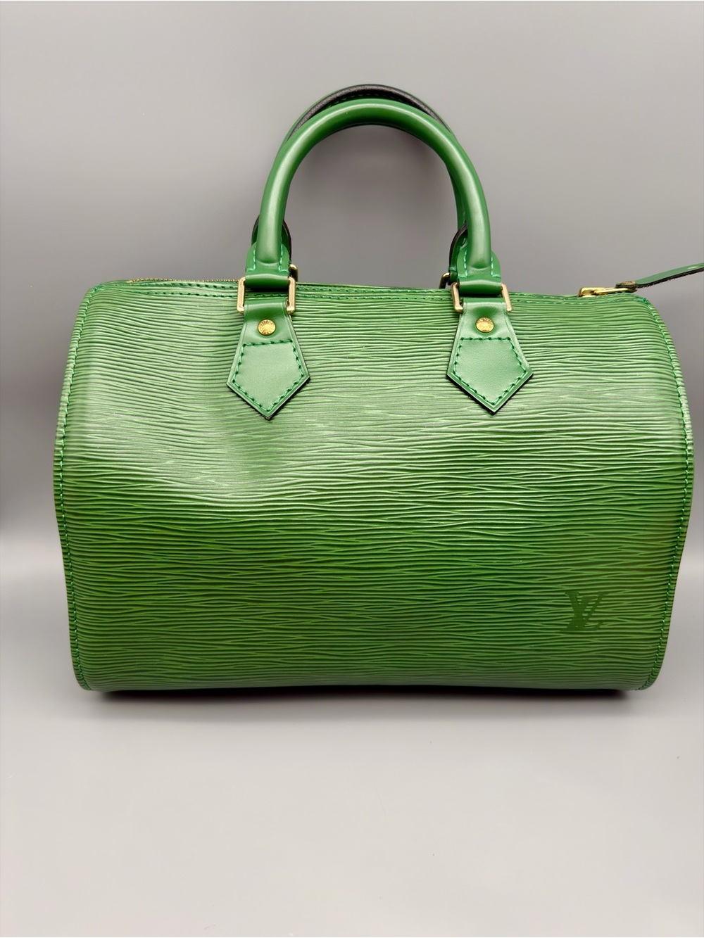 Louis Vuitton Borneo Green Epi Leather Speedy 30